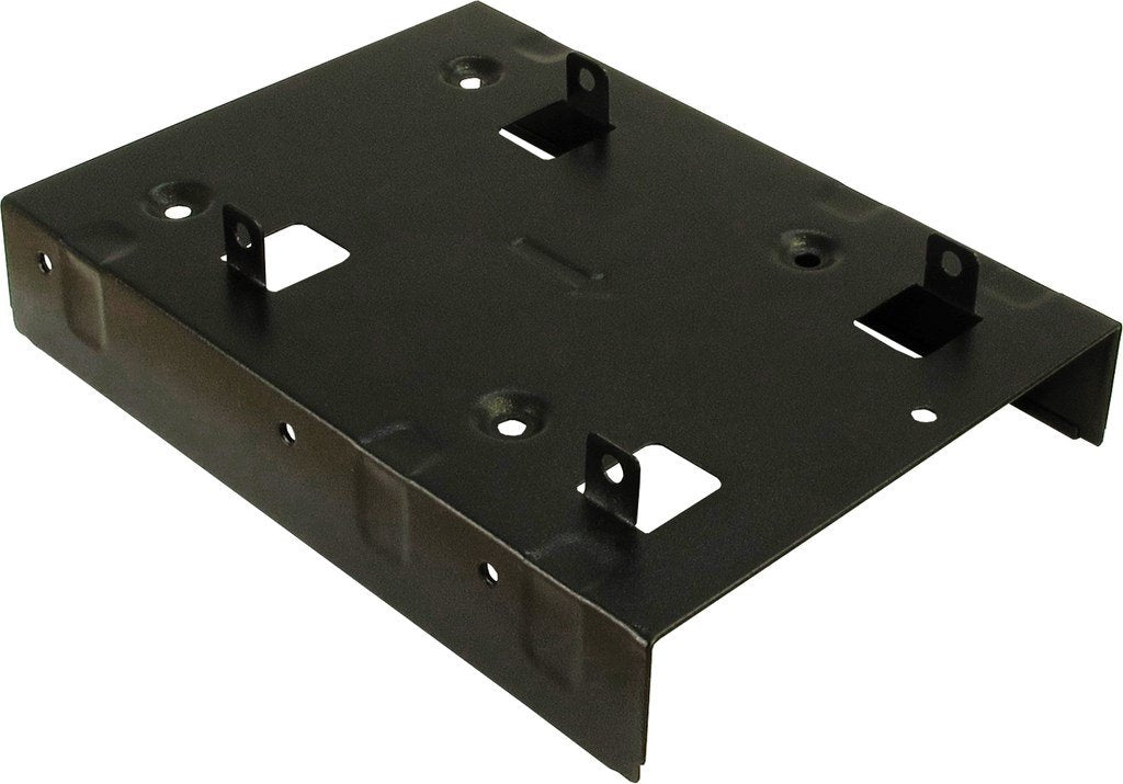 Inter-Tech 88885232 Panel Bahía Disco Duro 2x 2,5" Panel Embellecedor Frontal Negro