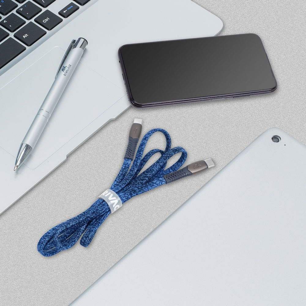 EAN 4260403579503 - Rivacase 4260403579503 cable USB USB 2.0 1,2 m USB C 0,48 Gbit/s Azul imagen 8