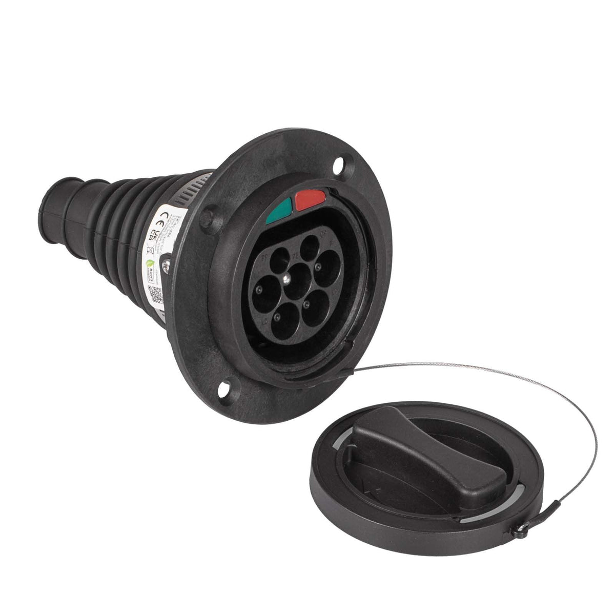 Akyga Ak-Sc-E26 Emobility Ladesteckdose 32 A 3phasig Type 2 No 3 0 M