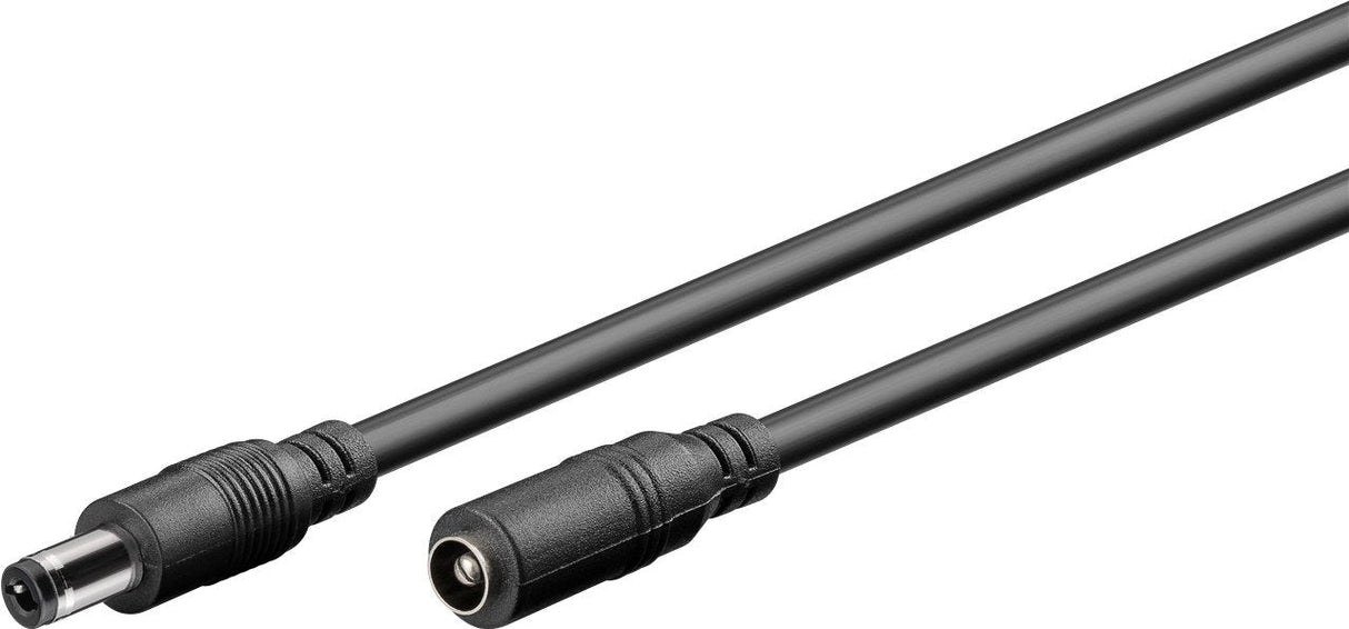 Cable De Extension Dc 5.50 X 2.50 Mm 10 Metros Macho Hembra