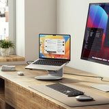 Alogic Elite 360 Laptop Stand Silver