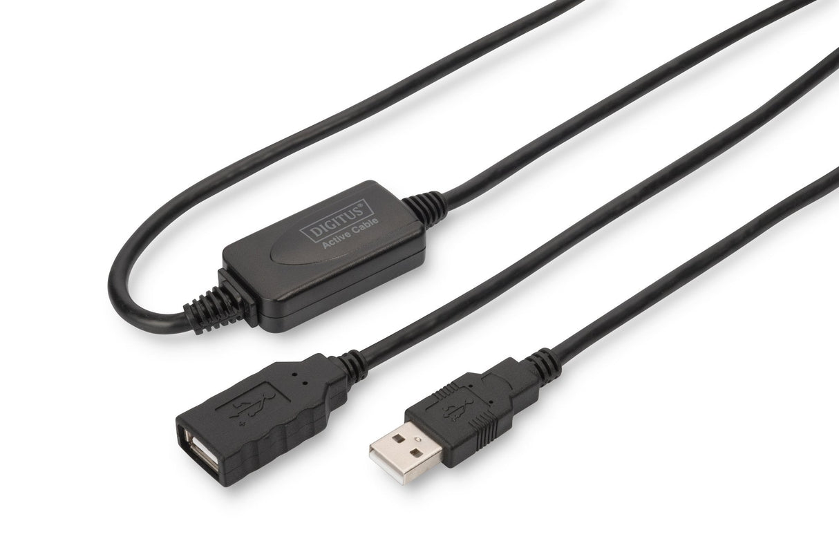 Cable Digitus Usb 2.0 Activo Usb A Macho / A Hembra Longitud De 15m