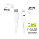 Cable Usb 3.1 Gen 1 Ewent Tipo C > Lightning Macho/Macho 1 M