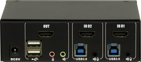 EAN 4260455649575 - Inter-Tech AS-21HUS interruptor KVM Negro imagen 2