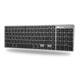 Teclado Frances Ngs Fortune-Bt Multidispositivo Inalambrico Usb Bluetooth - Layout - Silencioso - Teclas X-Type -