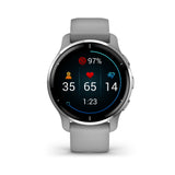Smartwatch Garmin Venu 2 Plus  Notificaciones  Frecuencia Cardíaca  Gps  Plata Y Gris