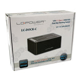 Dockingstation Lc-Power Usb 3.1 1x 6,3cm Sata-Hdd/Ssd