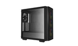Caja Pc Deepcool E-Atx Cg540 Rgb 4f Black Tempered Glass Bahias 2x3.5, 2x2.5/Audio In/Out/2xusb3.0