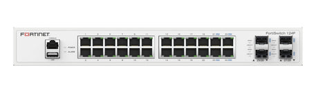 EAN 0195875000672 - Fortinet FS-124F switch Gestionado L2 Gigabit Ethernet (10/100/1000) 1U Blanco imagen 1