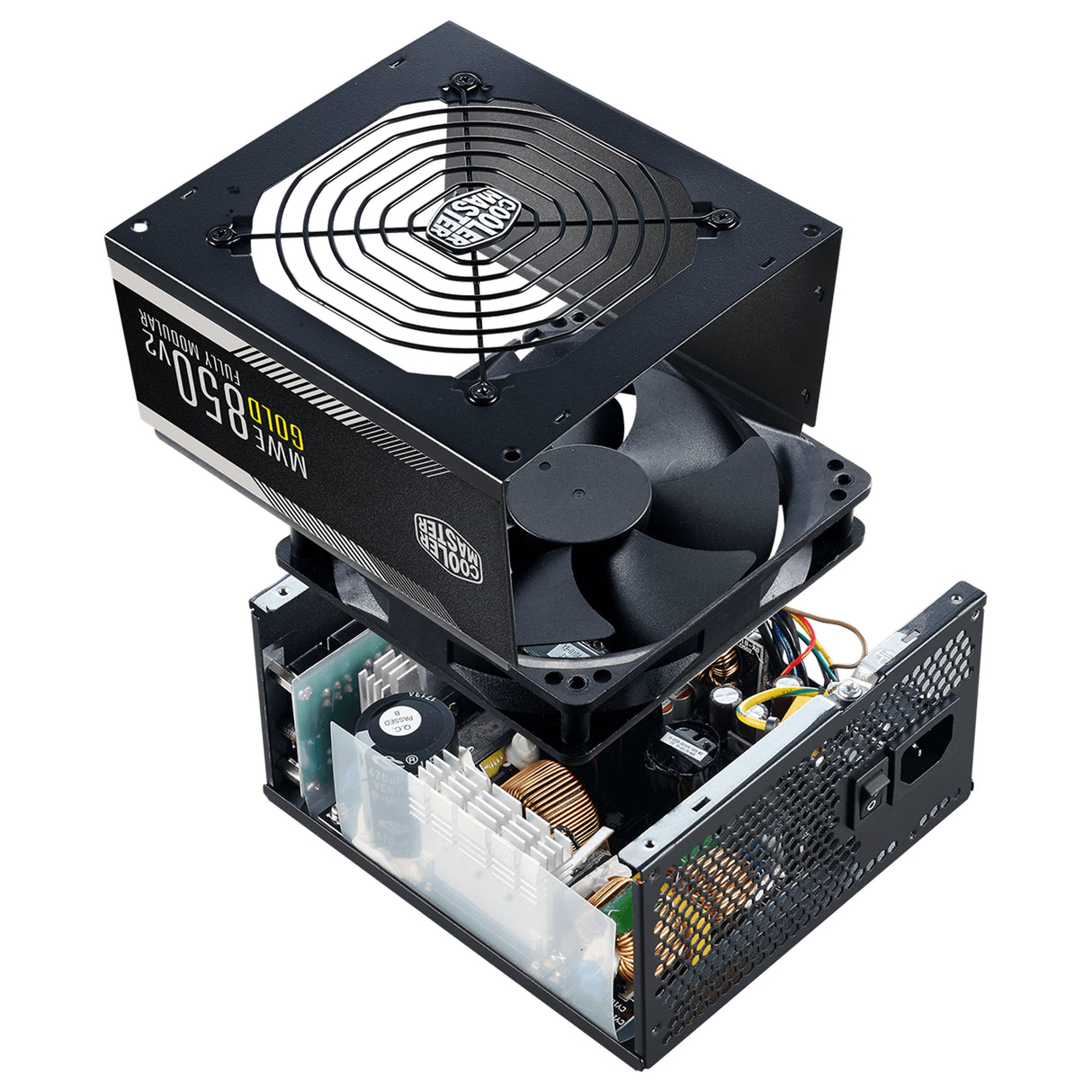Fuente De Alimentacion Cooler Master Mwe Gold V2 850 850w Ful Modular 80+ Gold Bulk Mpe-8501-Afaag-Nl