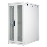 Roline 19-Zoll Serverschrank Pro 26 He, 600x1000 Bxt Grau Plexiglas
