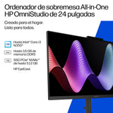 Pc All In One Hp Omnistudio 24-Cu0027ns Intel Core 3-100u 8gb 512gb Ssd 23.8' Win11