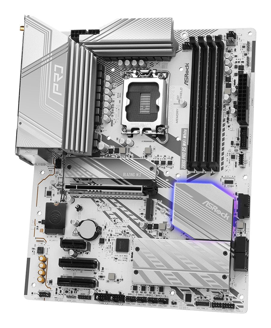 Asrock Z890 Pro Rs Wifi White Intel Ddr5 S1851
