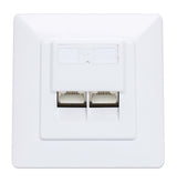 EAN 0766623771900 - Intellinet 771900 toma de corriente 2 x RJ-45 Blanco imagen 3