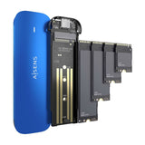 Aisens Caja Externa Para Disco Ssd M.2 Nvme Usb 3.2 Sin Tornillos Asm2-026blu