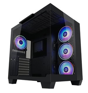 EAN 4262443280135 - LC-Power 809B Midi Tower Negro imagen 1