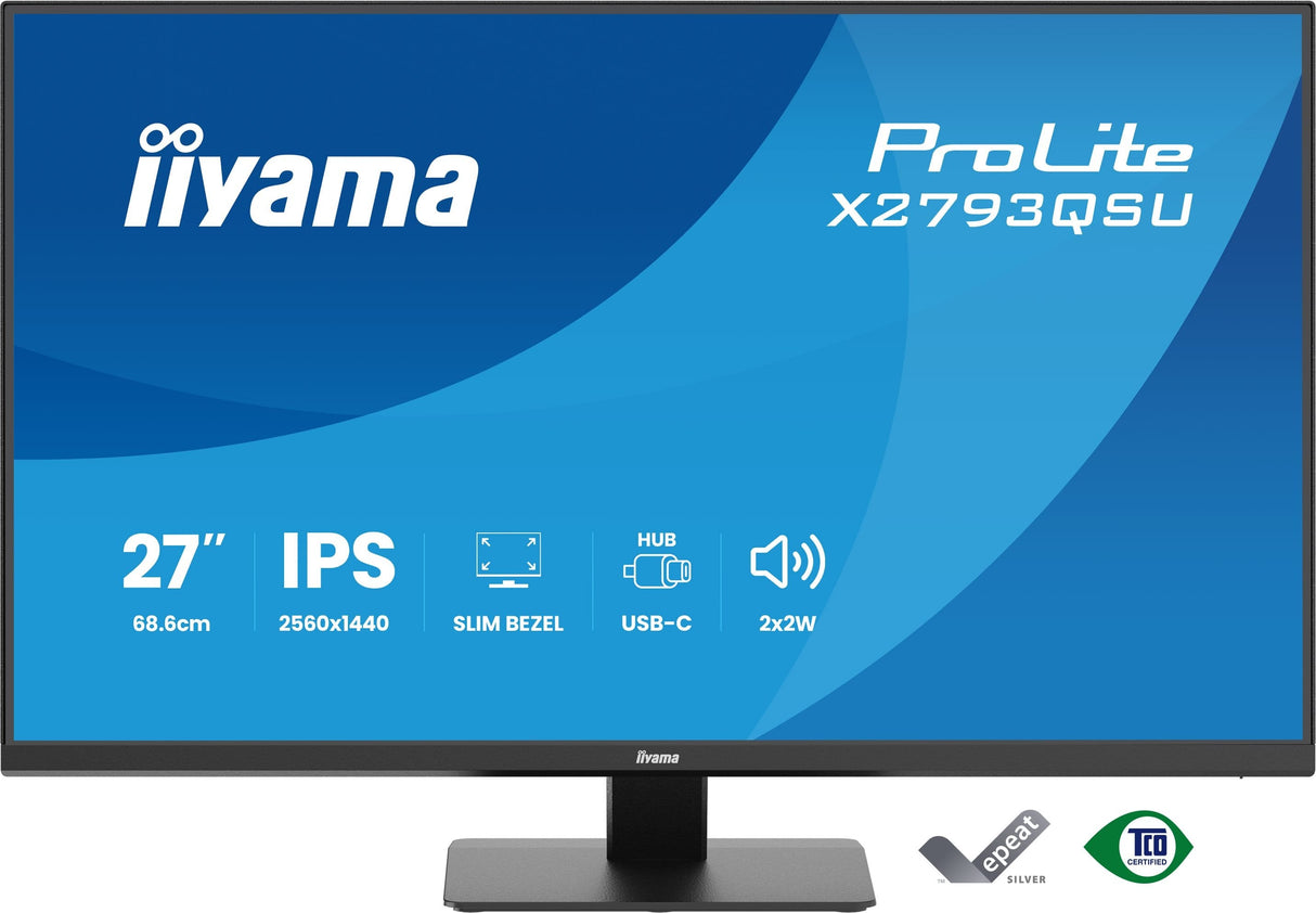 Monitor Iiyama  27" X2793qsu-B1 16:9 Hdmi+Dp+2xusb Ips