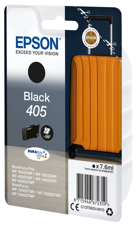 EAN 8715946672359 - Epson 405 DURABrite Ultra Ink cartucho de tinta 1 pieza(s) Original Rendimiento estándar Negro imagen 2