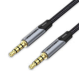 Cable Estéreo Vention Baqhh Jack 3.5 Macho Jack 3.5 Macho 2m Gris