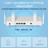 EAN 4897082921356 - Keenetic Hopper DSL (KN-3610) router inalámbrico Gigabit Ethernet Doble banda (2,4 GHz / 5 GHz) Gris, Bla imagen 4
