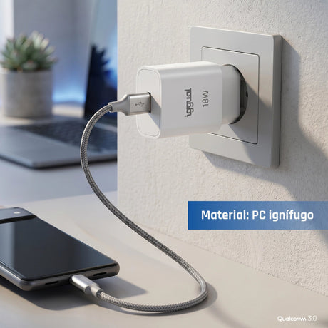 EAN 8435364317174 - iggual IGG317174 cargador de dispositivo móvil Universal Blanco USB Interior imagen 9