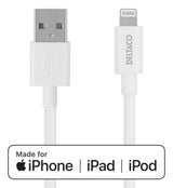 Deltaco Usb Zu Lightning Kabel 1m Mfi Weiá