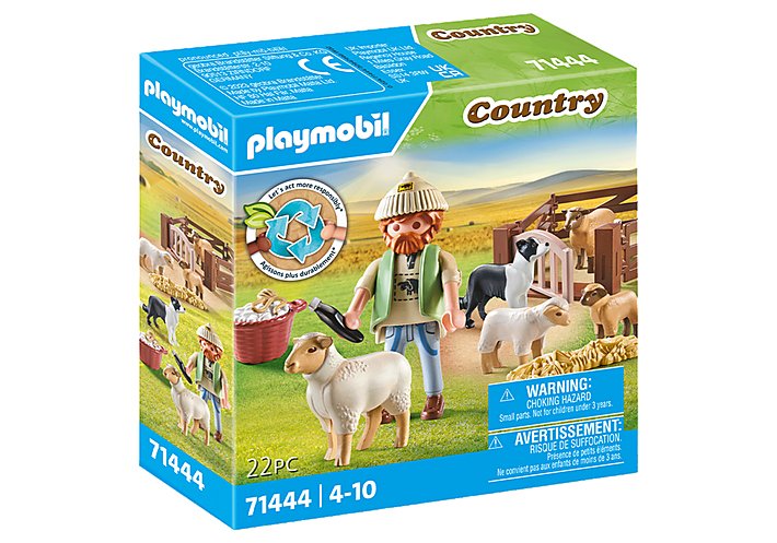 Playmobil 71444 Country Junger Schäfer Mit Schafen