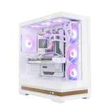 Caja Pc Zalman P40 Namu Atx 4 Xvent 120mm Argb 2xusb 3.0 Blanco S/N Fuente