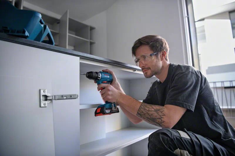 Taladro A Batería Bosch Gsr 18v-45 Profesional, 18volt, Taladro De Impacto 06019k3203
