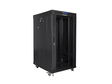 EAN 5901969440270 - Lanberg FF01-6822-12BL armario rack 22U Rack o bastidor independiente Negro imagen 5