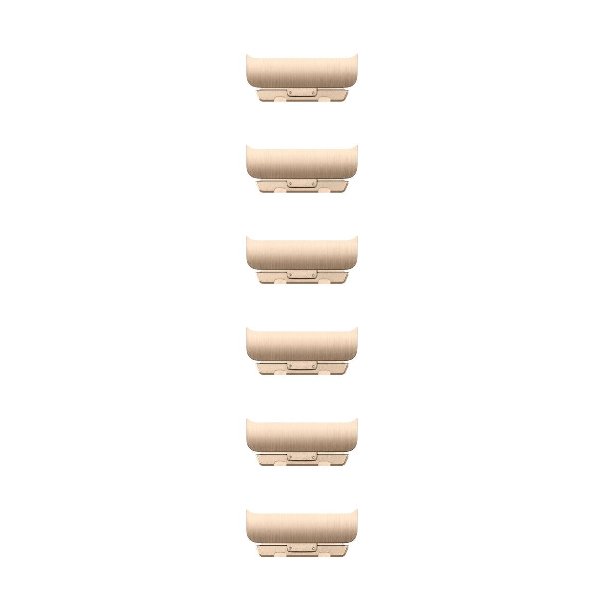 EAN 0195949658303 - Apple MXMJ3ZM/A Accesorios para dispositivos vestibles inteligentes Band extension Oro Acero inoxidable imagen 1