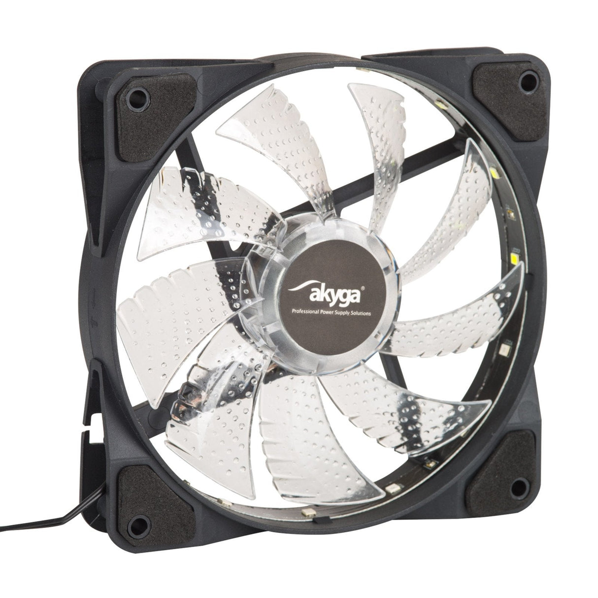 Ventilador Akyga Aw-12d-Led 120 Mm 15 Led Arco Iris Molex
