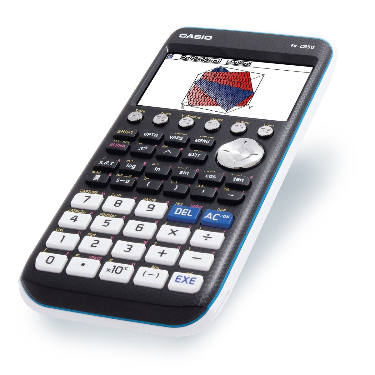 Casio Calculadora Gráfica Fx-Cg50 Pantalla Color Alta Resolución 216x384 Px Negro