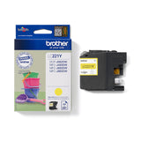 EAN 5014047567155 - Brother LC221YBP cartucho de tinta 1 pieza(s) Original Rendimiento estándar Amarillo imagen 2