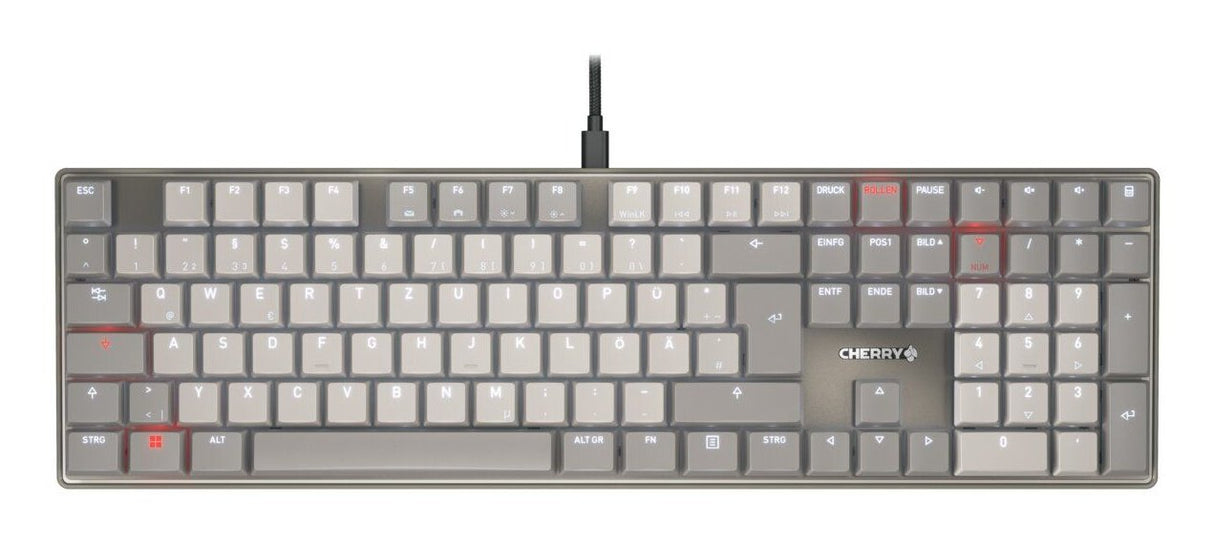 EAN 4025112117244 - CHERRY KC 500 MX LP teclado Hogar / Oficina USB QWERTZ Alemán Gris imagen 1
