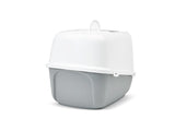 Savic Nestor Jumbo Blanco-Gris Arenero Cubierto Para Gatos 66,5x48,5x46,5 Cm  1 Ud.