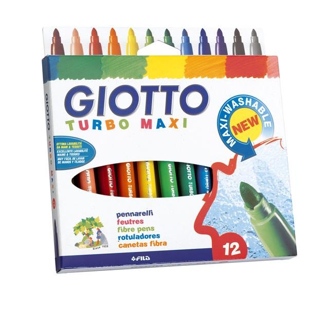 EAN 8000825493072 - Giotto Turbo Maxi rotulador Rosa 12 pieza(s) imagen 1