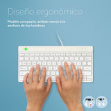 EAN 8719274491729 - R-Go Tools RGOCOUSWDWH teclado Oficina USB Inglés imagen 10
