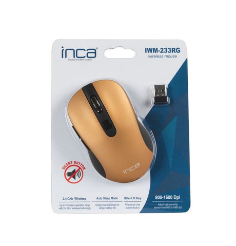 EAN 8681949010965 - Inca IWM-233RG ratón Ambidextro RF inalámbrico Óptico 1600 DPI imagen 1