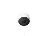 Cámara De Videovigilancia Google Nest Cam Exterior-Interior Con Batería  130º  Visión Nocturna  Control Desde App
