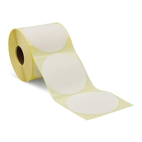 Round Label, Label Diameter  100mm, Core 40mm, Thermal