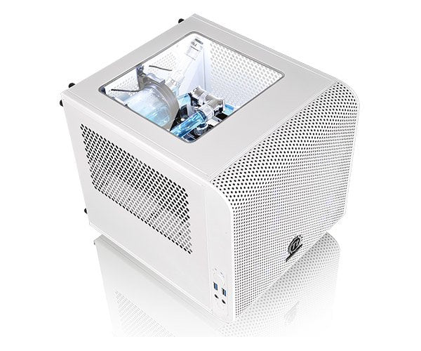 Caja Pc Thermaltake Minitorre Mini Itx Core V1 Blanco Ca-1b8-00s6wn-01