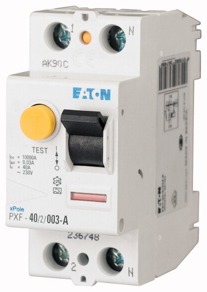 Eaton Pxf-40 2 003-A Fi-Schalter 236748 ** 40a 2p 30ma Typ A 236748