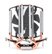 Zalman Ventilador Cpu 92mm Cnps5x Performa Zalman Cnps5x Performa, Procesador, Enfriador, 9,2 Cm, Socket 754, Socket 939, Socket 940, 1400 Rpm, 2800 Rpm