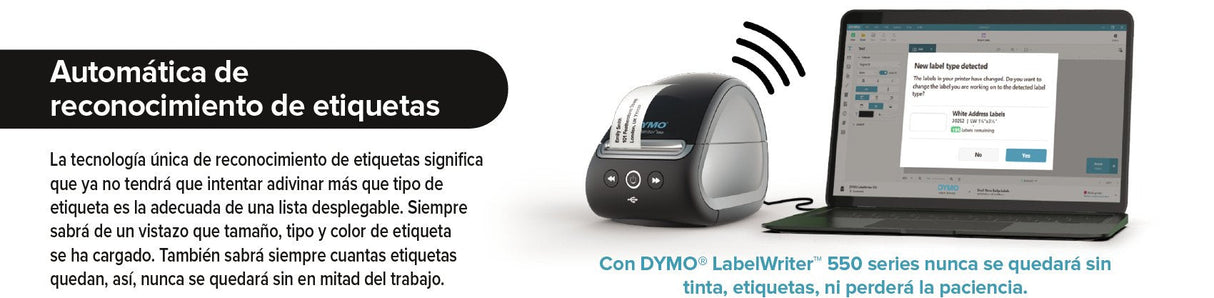 EAN 3026981127236 - DYMO LabelWriter 550 Turbo impresora de etiquetas imagen 27