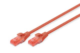 Digitus 0.25m Cat6 U/Utp Cable De Red 0,25 M U/Utp (Utp) Rojo