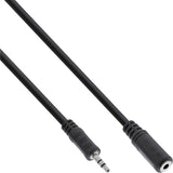 Cable De Audio Inline 3.5mm Macho A Hembra Estéreo 3m