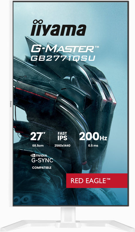 EAN 4948570126521 - iiyama G-MASTER GB2771QSU-W1 pantalla para PC 68,6 cm (27") 2560 x 1440 Pixeles Wide Quad HD Blanco imagen 3