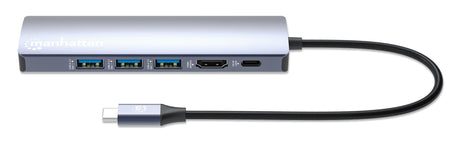 EAN 0766623153959 - Manhattan 153959 base para portátil y replicador de puertos Alámbrico USB 3.2 Gen 1 (3.1 Gen 1) Type-C Pl imagen 4