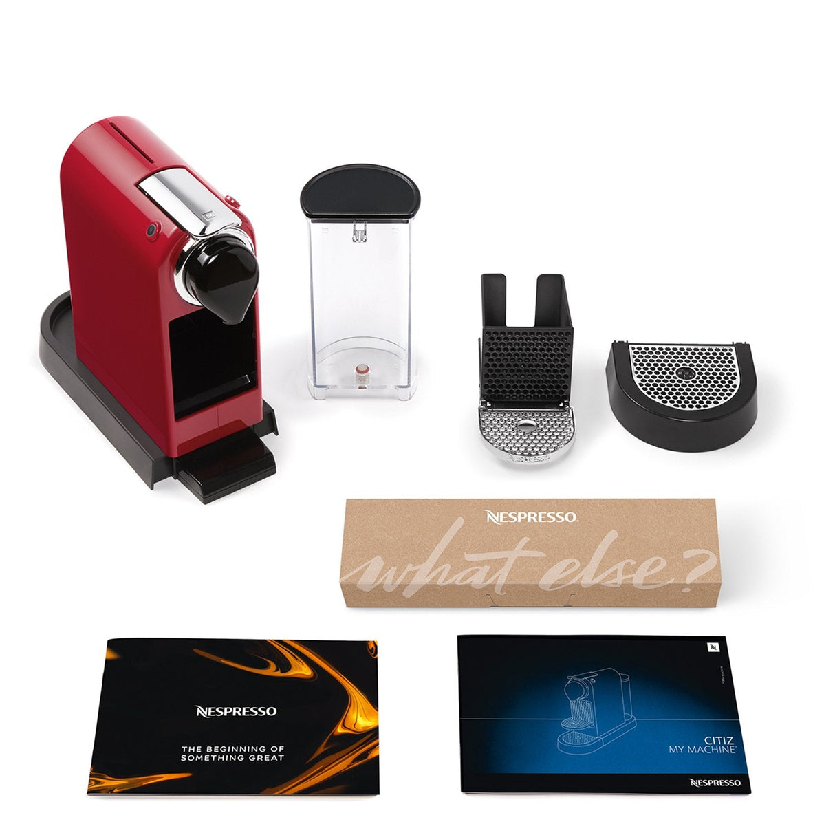 Krups Nespresso Xn7415 Cafetera Eléctrica Máquina Espresso, Cafetera De Cápsulas Rojo, Máquina Espresso, Cápsula De Café, Rojo